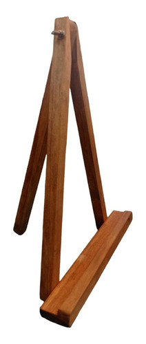 Atril De Lectura Triangular Madera 40cm Patinado