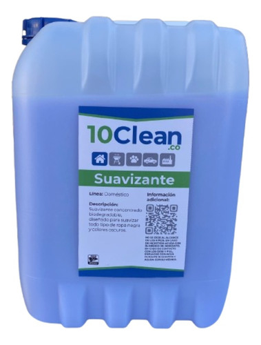 Suavizante De Telas Ropa 10 L 10clean.co