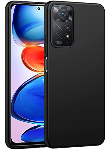 Funda Xiaomi Redmi Note 11 Pro Silicona Negro Antigolpes