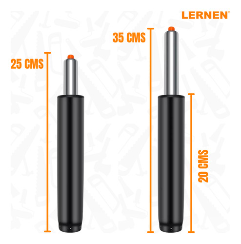 Pistón Universal 140mm Sillas De Oficina, Gamer O Escritorio