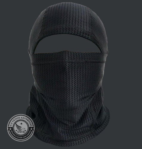 Imagem 3 de 6 de Balaclava Máscara Tática Malha Térmica Proteção Uv50+ Gta