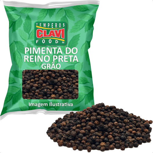 Pimenta Reino Preta Grão 01kg Premium