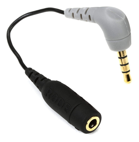 Adaptador Sc3 de 0.6 Pulgadas Trrs A Trs, De Rode, Negro, .