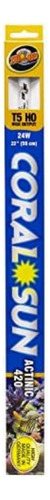 Zoo Med Coral Sun Actinic 420 Coral Bombilla T5 De Alto Rend