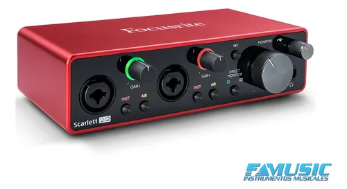 Interface Audio Focusrite Scarlett 2i2 2in/2out Prm