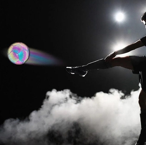 Imagen 8 de 10 de Balón Fútbol Holográfico Entrenamiento Reflectante Cámara