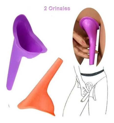 Orinal Femenino Silicón Embudo Orinar Parada Mujer Xto