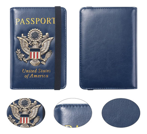 Facath Funda Porta Pasaporte Funda De Viaje Funda Billete...