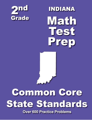 Libro: En Ingles Indiana 2nd Grade Math Test Prep Common Co