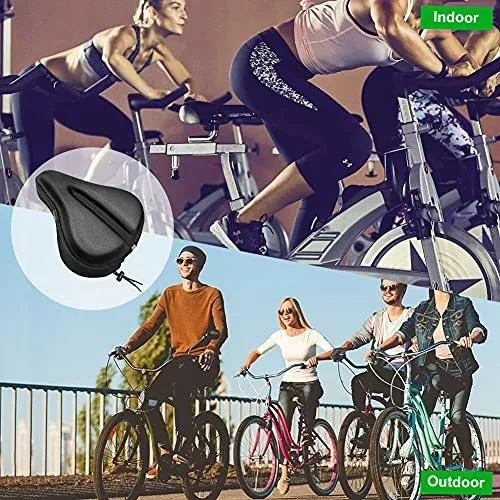 ZOL Funda antideslizante para sillín de bicicleta con espuma viscoelástica  compatible con Peloton Bike