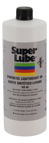 Super Lube 52030 Aceite Sintetico Sin Ptfe  Baja Viscosidad