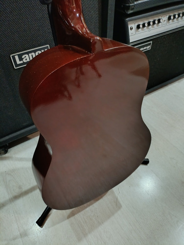 Guitarra Criolla Morison Con Funda Okm Marrón Claro (Usado)