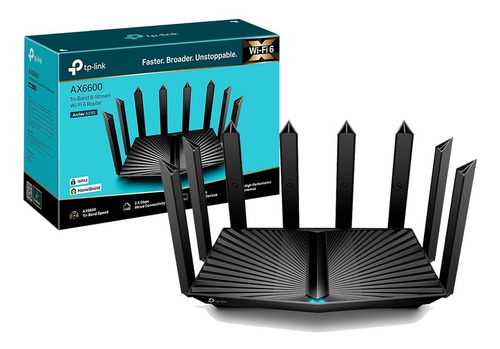 Roteador Tp-link Archer Ax90 6600mbps Wifi 6 Onemesh Wpa3