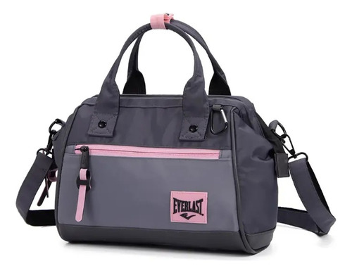 Bolso/morral Everlast , Color Gris, 100% Nylon. Gris Lisa