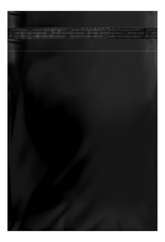 Envelope De Segurança Ecoblack 19 X 25 Cm 50 Unds Preto