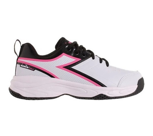 Zapatillas Diadora Mujer Loosa Blanco/gris/rosa