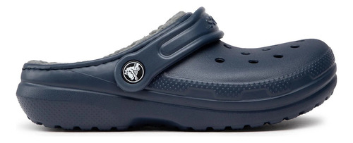 Zuecos Corderito Niño Crocs Original Classic Lined Clog Azul
