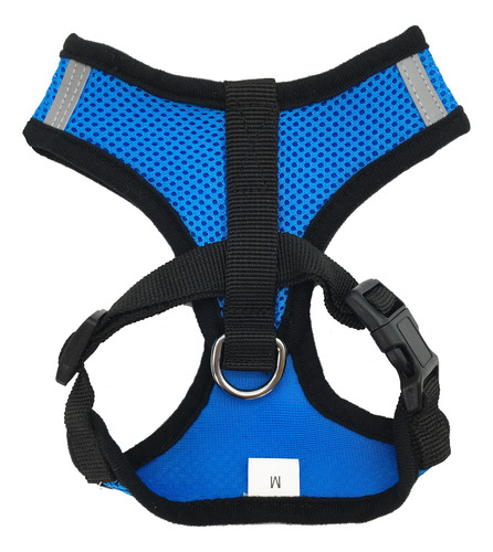 Pechera Arnes Correa Razas Medianas Perro Gato Azul L