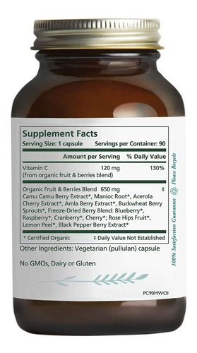Pure Synergy Pure Radiance C Wholefood 100%natural Vitaminac