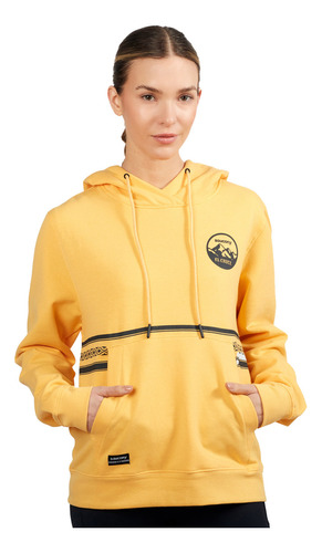 Buzo Hoodie Saucony Rested El Cruce Urbano Mujer