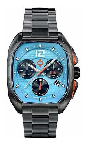 Liv Rebel-ddc ***** Reloj Cron Grafo Azul Suizo Anal Gico Cr