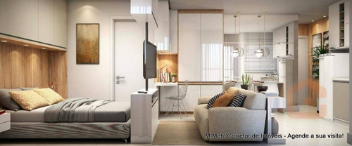 Imagem 26 de 30 de Apartamento Com 1 Dormitório À Venda Com 34.21m² Por R$ 334.000,00 No Bairro Centro - Curitiba / Pr - M2ce-nlv2206