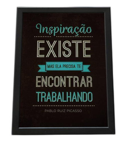 Imagen con marco: la inspiración: Picasso existe