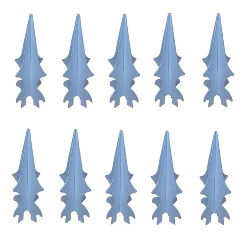 Kit Com 10 Pontas De Lança Para Grade Portão 11 Cm