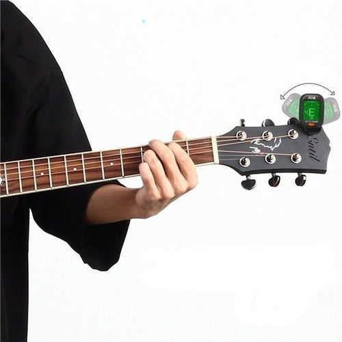 Afinador Clip Cromatico Guitarra, Bajo, Ukelele