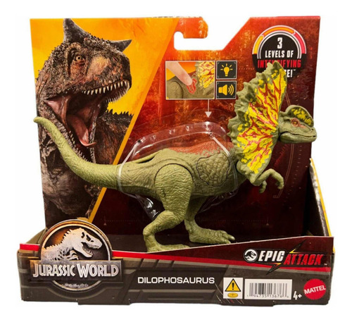 Dinosaurio Jurásic World Dilophosaurus