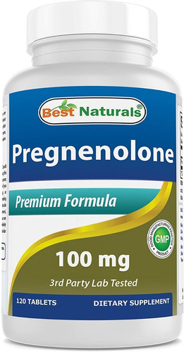 Pregnenolona 100 Mg Best Naturals 120 Tabletas