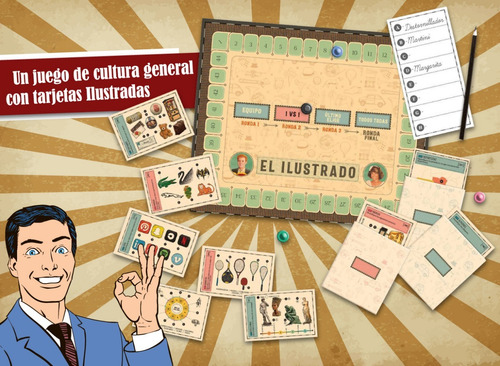 Imagen 4 de 7 de El Ilustrado Juego Mesa Maldón Cultura General Lelab 45096