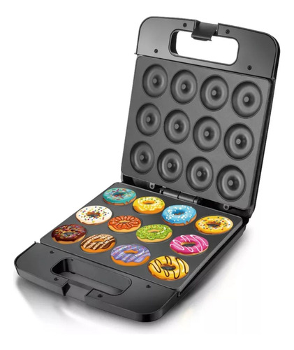Maquina De Mini Donas Postres Donuts Antiadherente 12 Donas