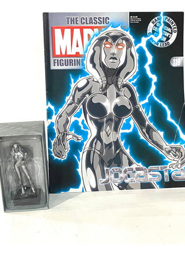 Eaglemoss Marvel Jocasta #119 Plomo Importado + Revista