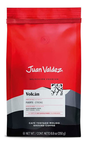 Juan Valdez Café Tostad Molido Fuerte Volcán Premium - 250g