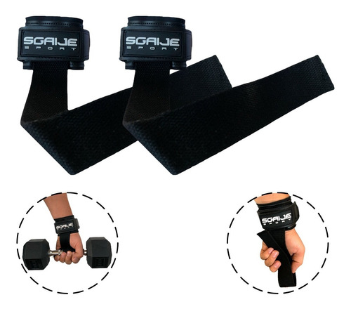 Par Straps Elite Muñequera Para Gimnasio Sgaije