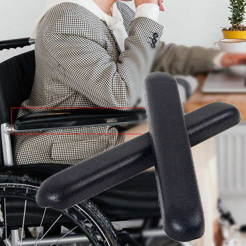Reposabrazos Para Silla De Ruedas, Almohadilla De Cuero De C