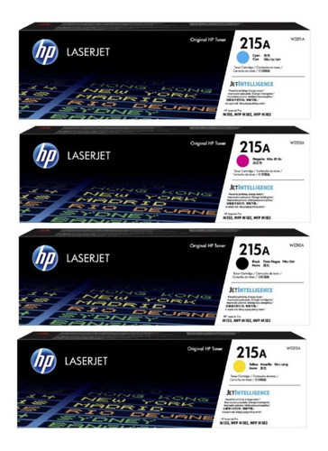 Kit 4 Toners Hp 215a Laserjet Pro M155/mfp M182/mfp M183