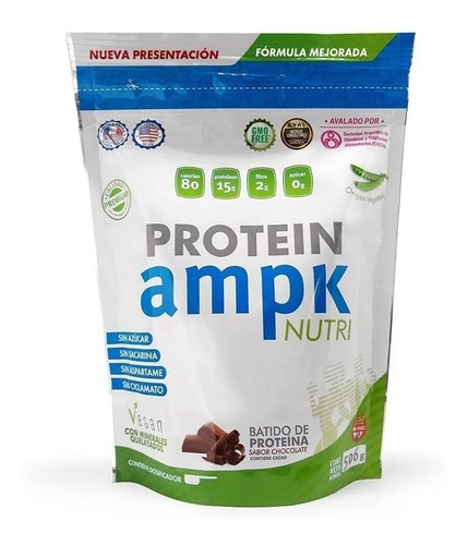 Imagen 1 de 6 de Ampk Protein - Proteína Vegana Oferta. Minerales Quelatados