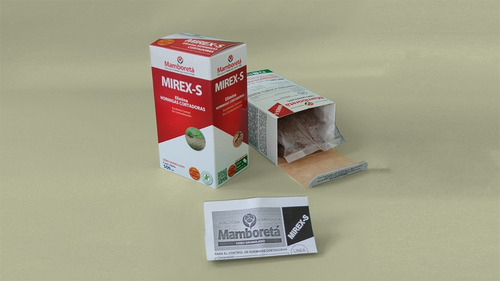 Imagen 3 de 10 de Mamboreta Mirex-s 200gr Cebo Mata Hormiga Cortadora Minera