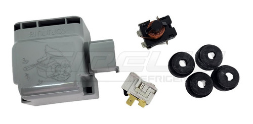 Imagem 3 de 6 de Motor Compressor Embraco 1/4+ R134a Emr 80hlr 110v