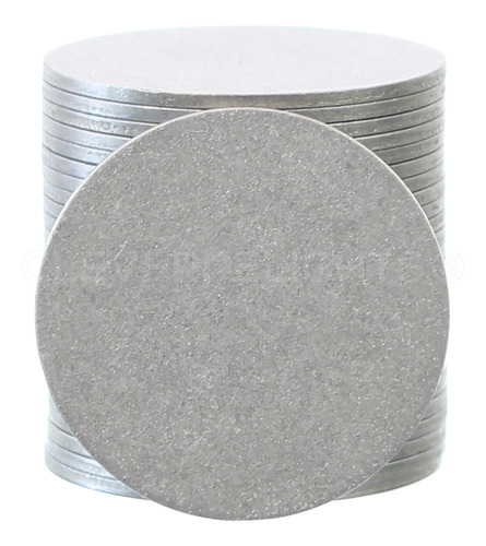 Cleverdelights Etiqueta Disco Aluminio 1.5 In 10 Unidad