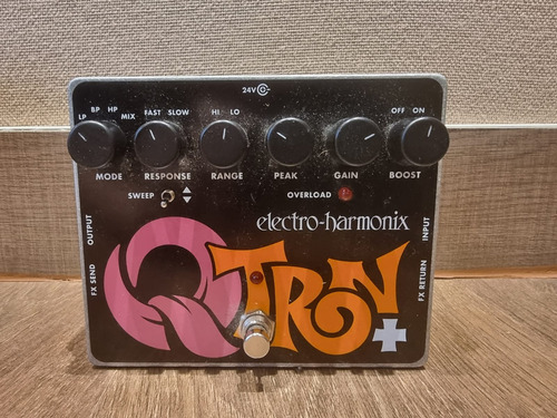 Pedal De Efectos Negro Electro-harmonix Q-tron+