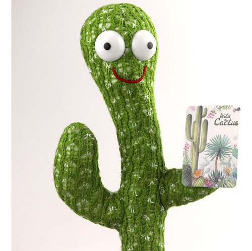Cactus Bailarín De Peluche Que Canta, Habla Y Se Mueve