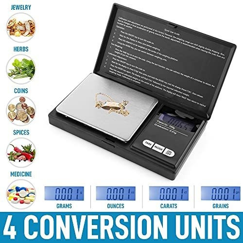 Balanza Digital De Gramos 0,01 G/100 G Balanza Para Joyería