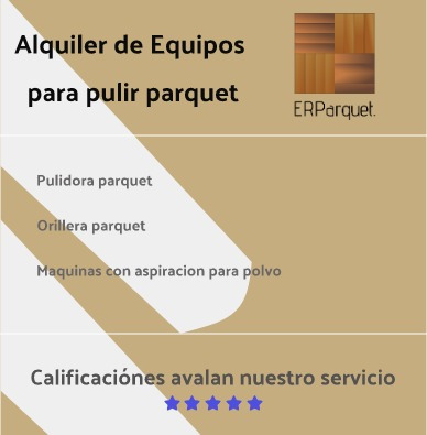 Imagen 6 de 6 de Alquiler De Pulidora Para Pisos De Madera O Parquet