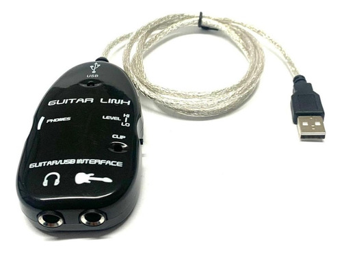 Adaptador Usb De Guitarra Violão Baixo Pc Guitar Link