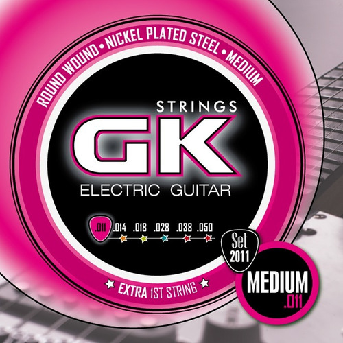 Encordado P Guitarra Electrica Gk 011 2011 * 3 Encordados 