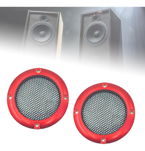 2pcs Grelha De Alto -falante Coberce Círculo 2 In