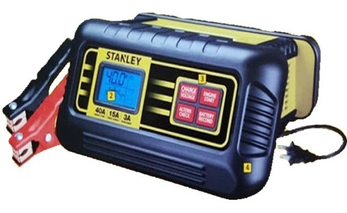 Cargador De Baterias Stanley 15amp Automatico - 110v - 12v